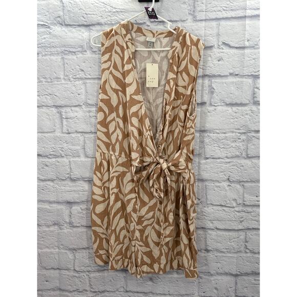 a new day Women Romper Brown-Cream XL - Picture 2 of 5
